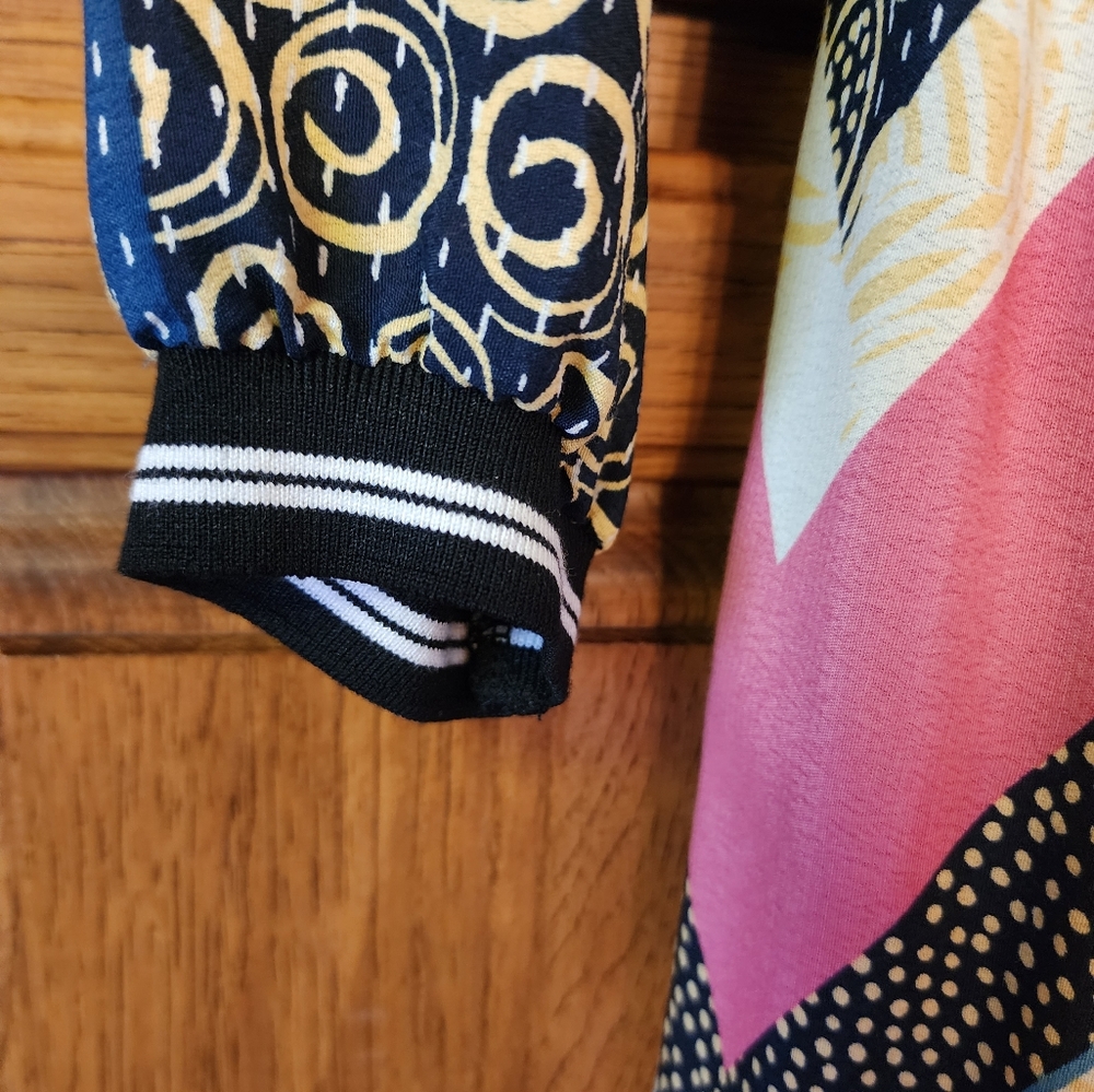 Maeve by Anthropologie Sporty Chevron Dress Size 2P - Picture 3 of 15